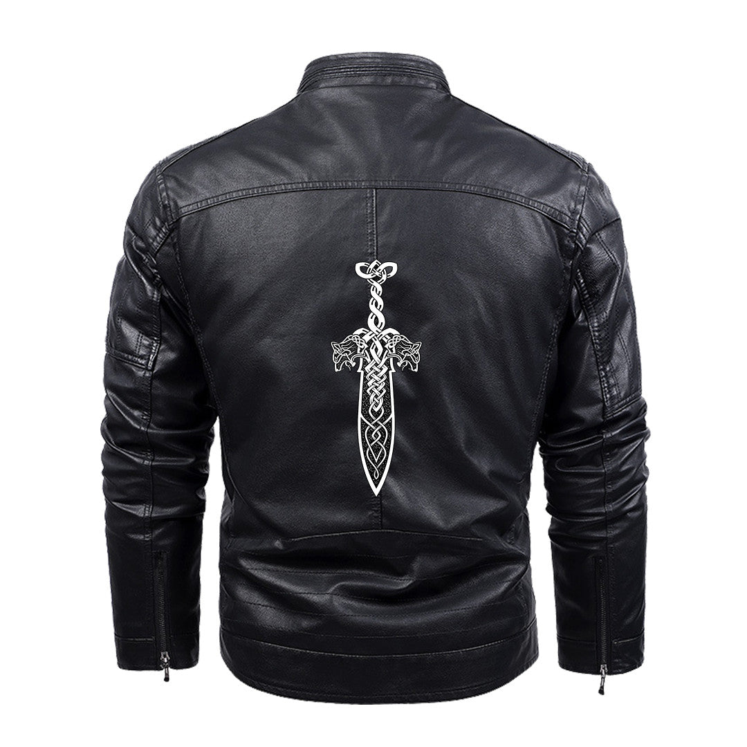Viking Jacket - Magical Sword Fleece Jacket A35 x TeeVibe Where Art Meets Style