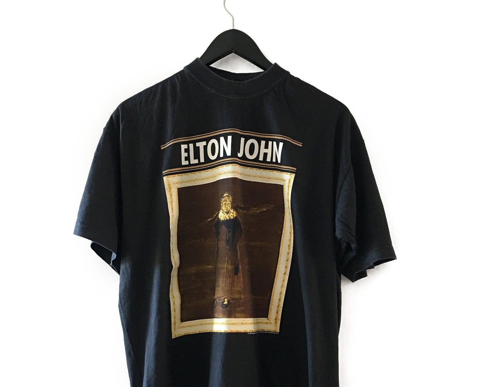 Vintage 1997 Elton John The Big Picture Tour T Shirt Rare X Rocketman