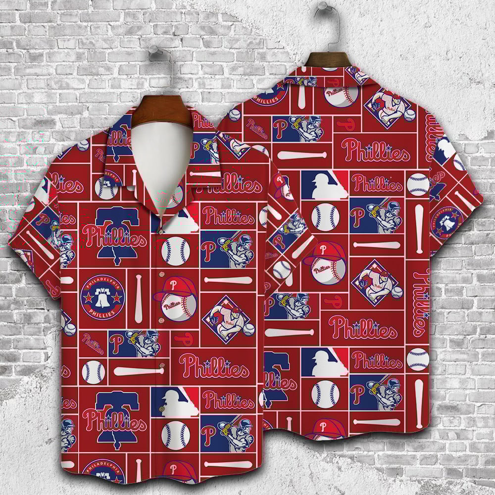 Philadelphia Phillies Major League Baseball 2023 Aop Hawaiian Shirt