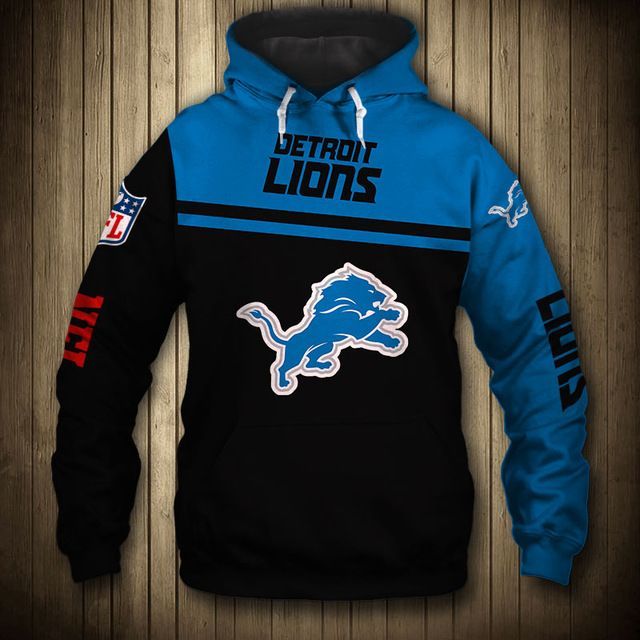 Detroit Lions 3D Hoodie 03