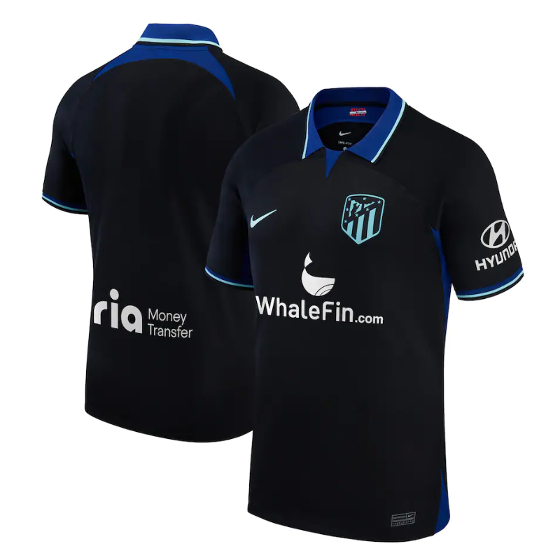 Atlético De Madrid Away Stadium   Unisex Shirt 2023 Custom Jersey