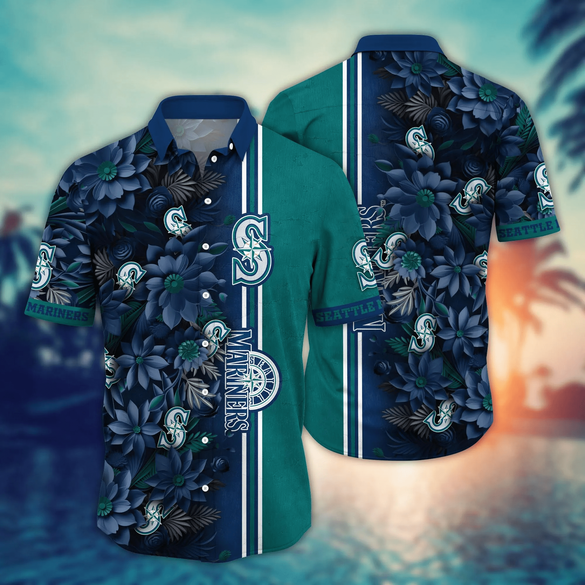 Seattle Mariners Mlb Hawaiian Shirt Custom Summery Aloha Shirt