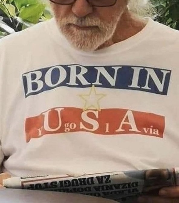 Born In Yugoslavia USA Tee Shirt Outfits