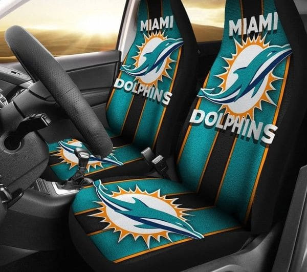 Miami Dolphins Car Seat Cover Set CSC6640