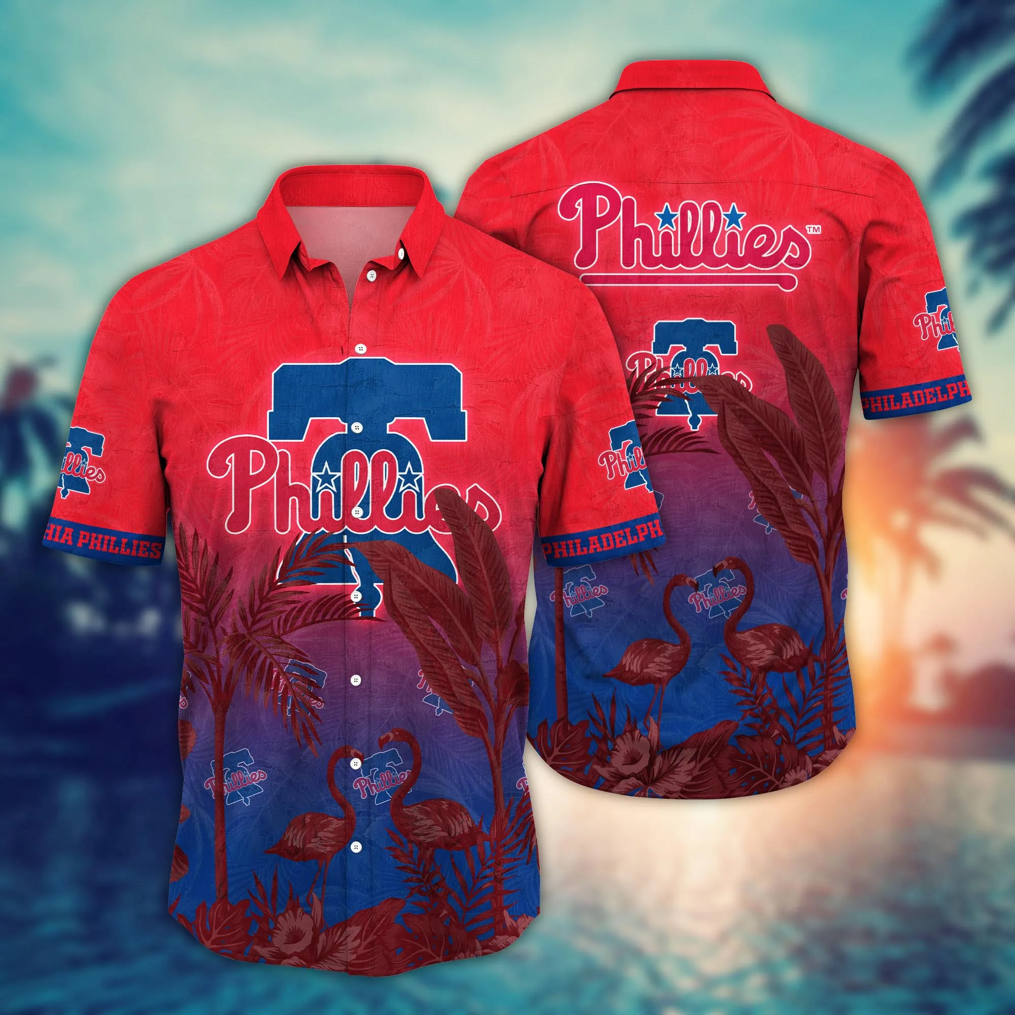 Philadelphia Phillies Mlb Hawaiian Shirt Warm Seasontime Aloha Shirt