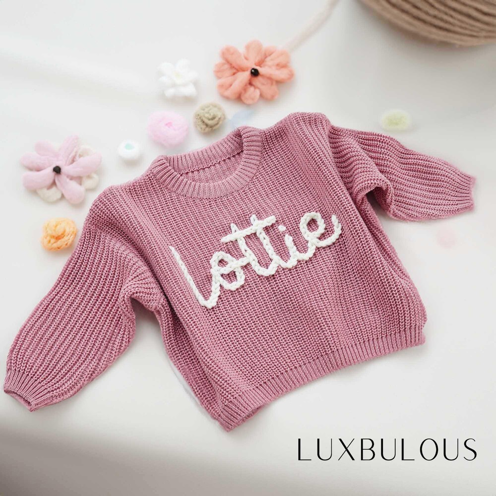 Personalized Kids Jumper, Kids Sweater, Kids Sweatshirt, Baby Jumper, Toddler Name Jumper, Kids Embroidered Jumper, Baby Shower Gifts X Designed By Weartrendz Funnykidshirts
