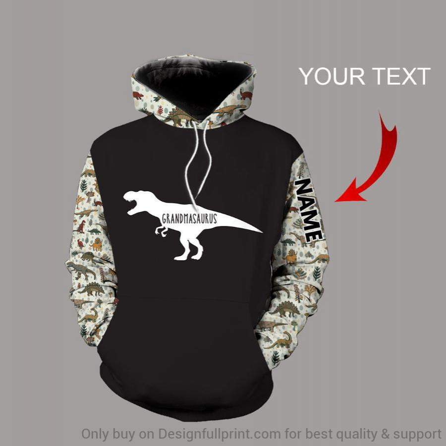 Grandmasaurus Dinosaur Hoodie Set Fo …
