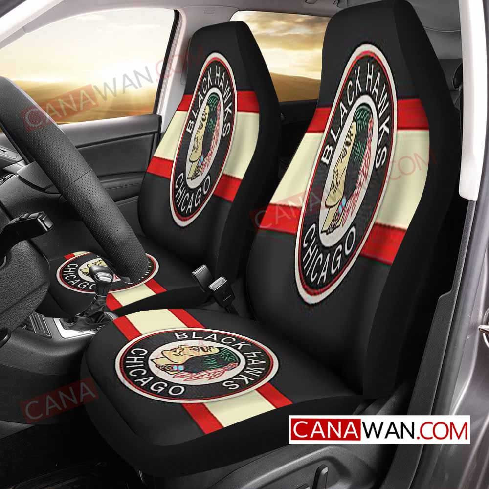 Chicago Blackhawks Car Seat Cover Set CSC2753