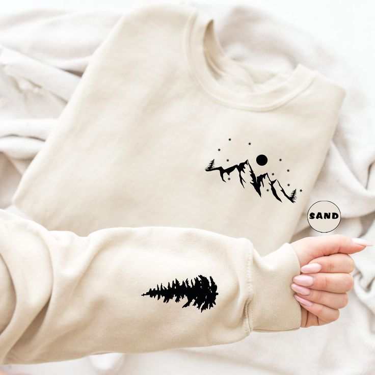 Aesthetic Nature Sweatshirt, Travel …