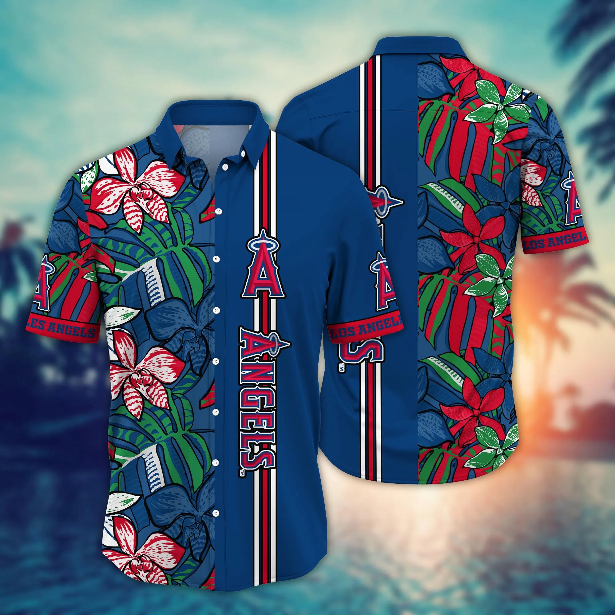 Los Angeles Angels Mlb Hawaiian Shirt Warmth Aloha Shirt