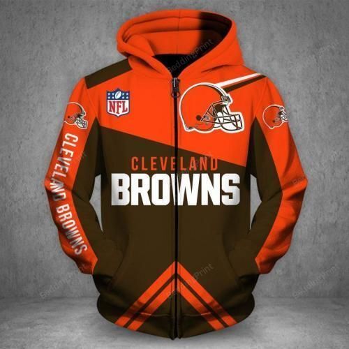 Men / Women Cleveland Browns 3d Zipp &hellip;