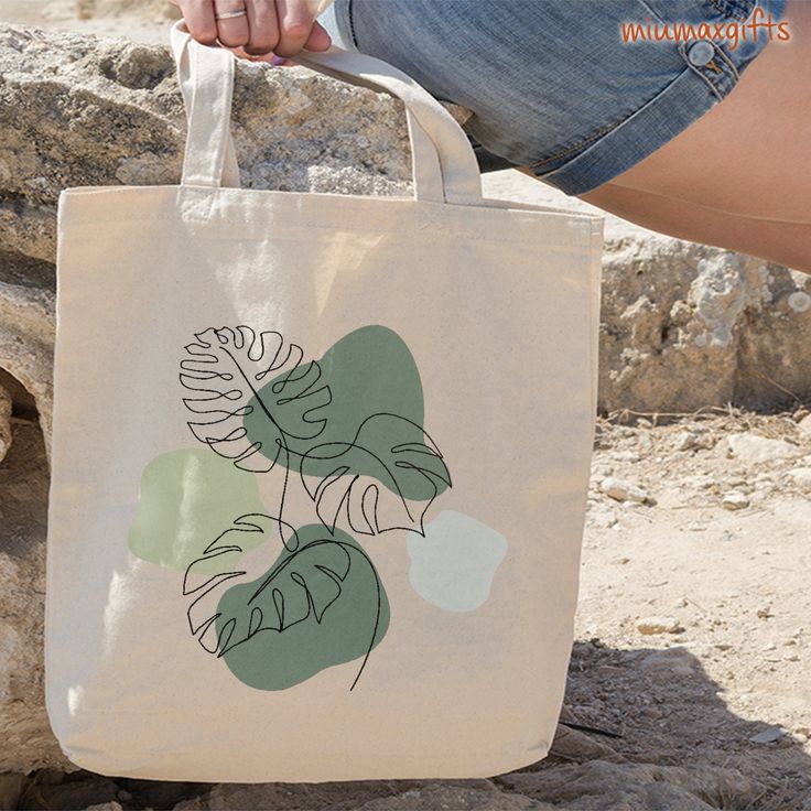 Monstera Leaves Sage Green Y2K Tote Bag, Plant Abstract Art Bag, Sage Bag, 90s Tote Bag, Y2K Tote Bag, Minimalist Art Bag, Leaf One Line, Best Tote Bags Ideas, Cute Tote Bags Ideas, Tote Bag Design Ideas, Girls Tote Bag, Best Canvas Tote Bags Ideas