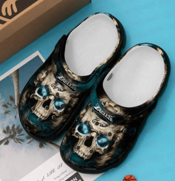 Seattle Seahawks Skull Crocss Clog Comfortable Shoes Ver447