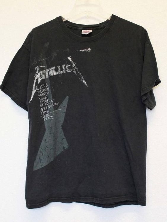 Collectible Metallica Shirtvintage Metal Headbangers Ball Rock Ride The Lightening Faded Thin Worn Band Shirt Authentic Shirt