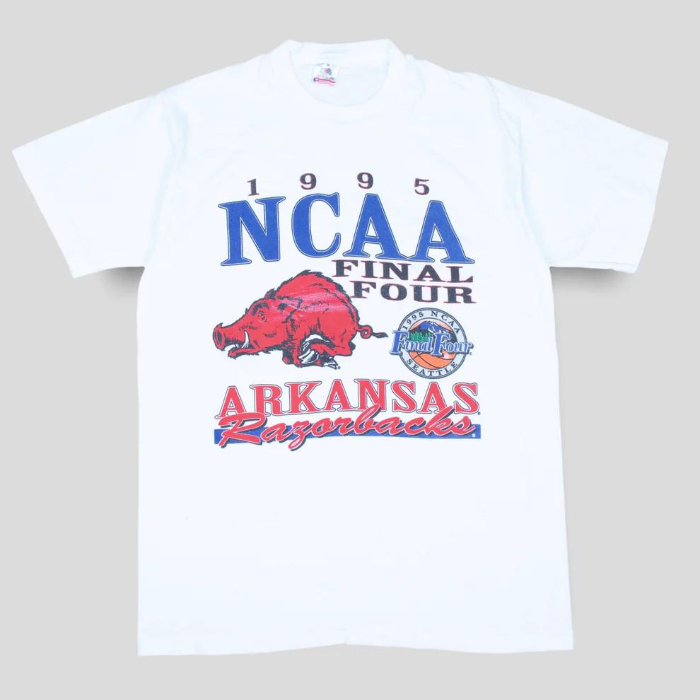 1995 NCAA Final Four Arkansas Vintage T Shirt   Gift For Unisex  Shirt Outfit Idea