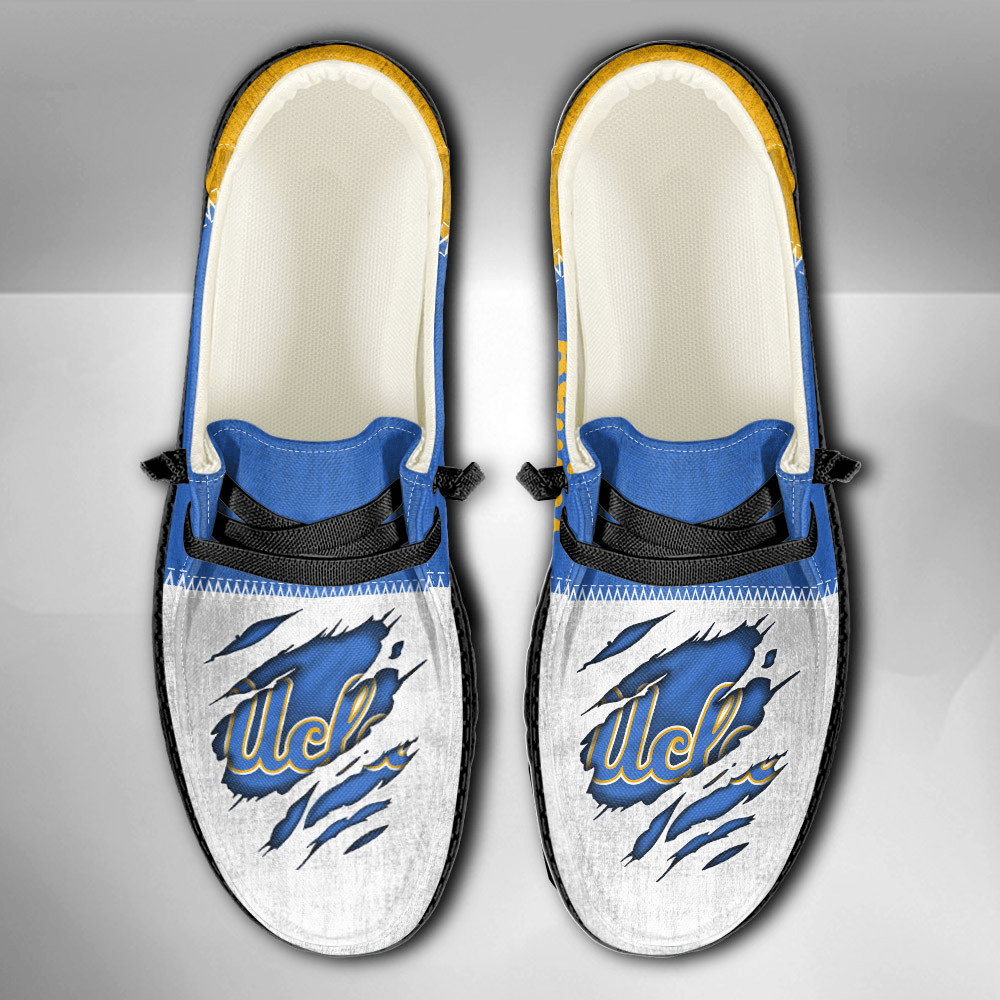 NCAA UCLA Bruins Custom Name Hey Dude Shoes M