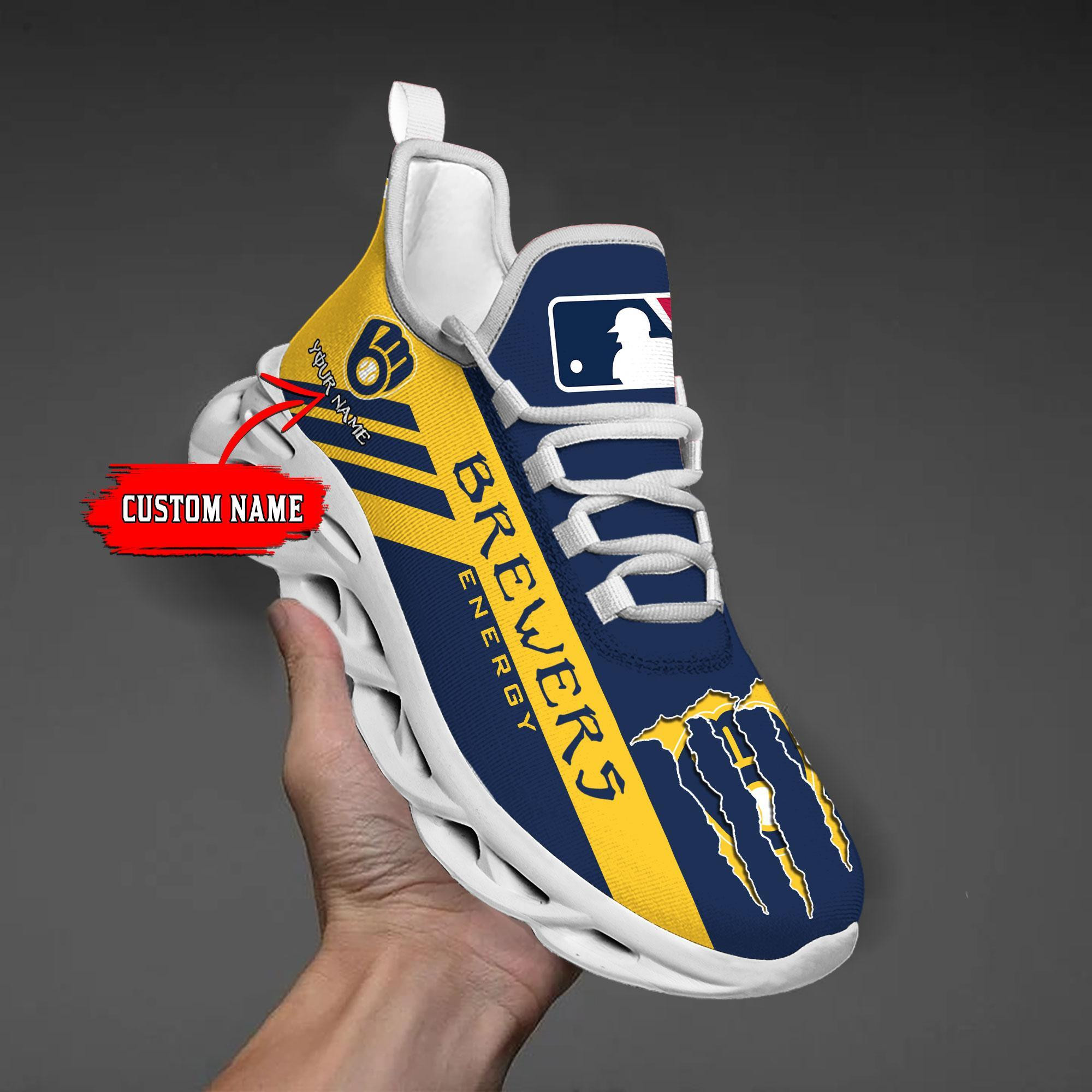 Milwaukee Brewers Max Soul Shoes Sneakers For Men And Women Ver 08