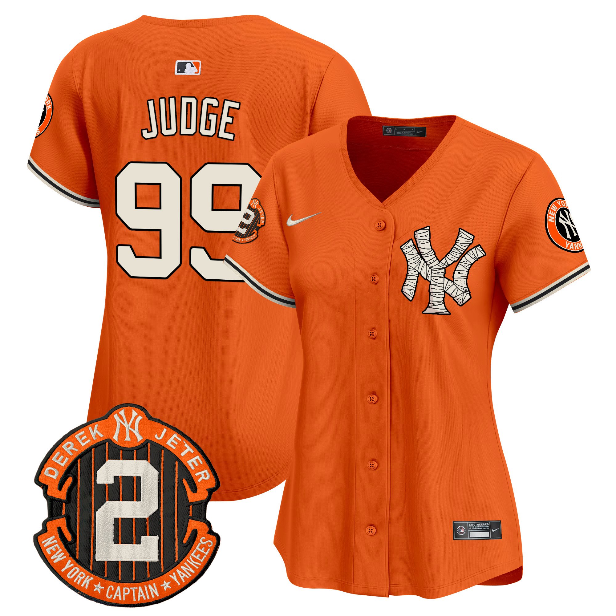 Women’S Yankees Halloween Vapor Premier Limited Jersey – All Stitched