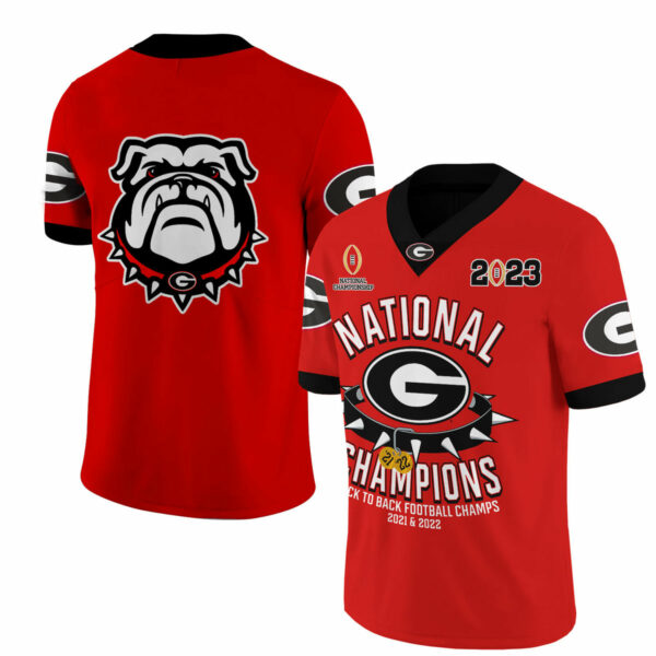…Georgia Bulldogs 2025 National Champions Jersey Football Shirt