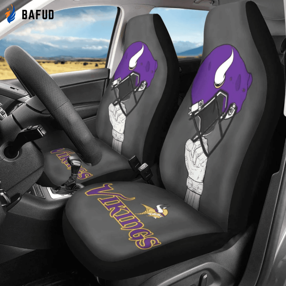 Minnesota Vikings Logo Pattern Car Seat Cover CSC2247