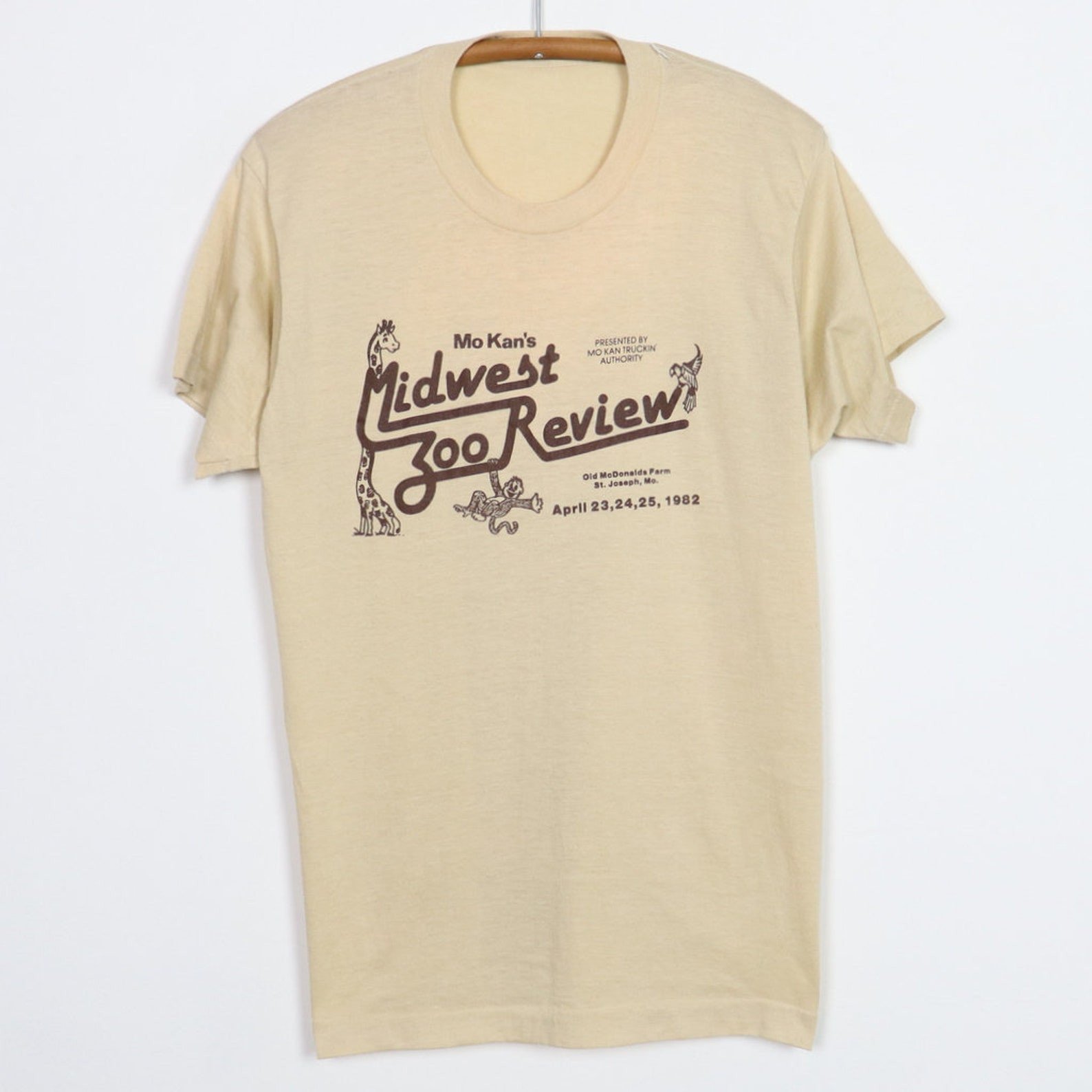 Vintage 1982 Midwest Zoo Review Kansas City Shirt