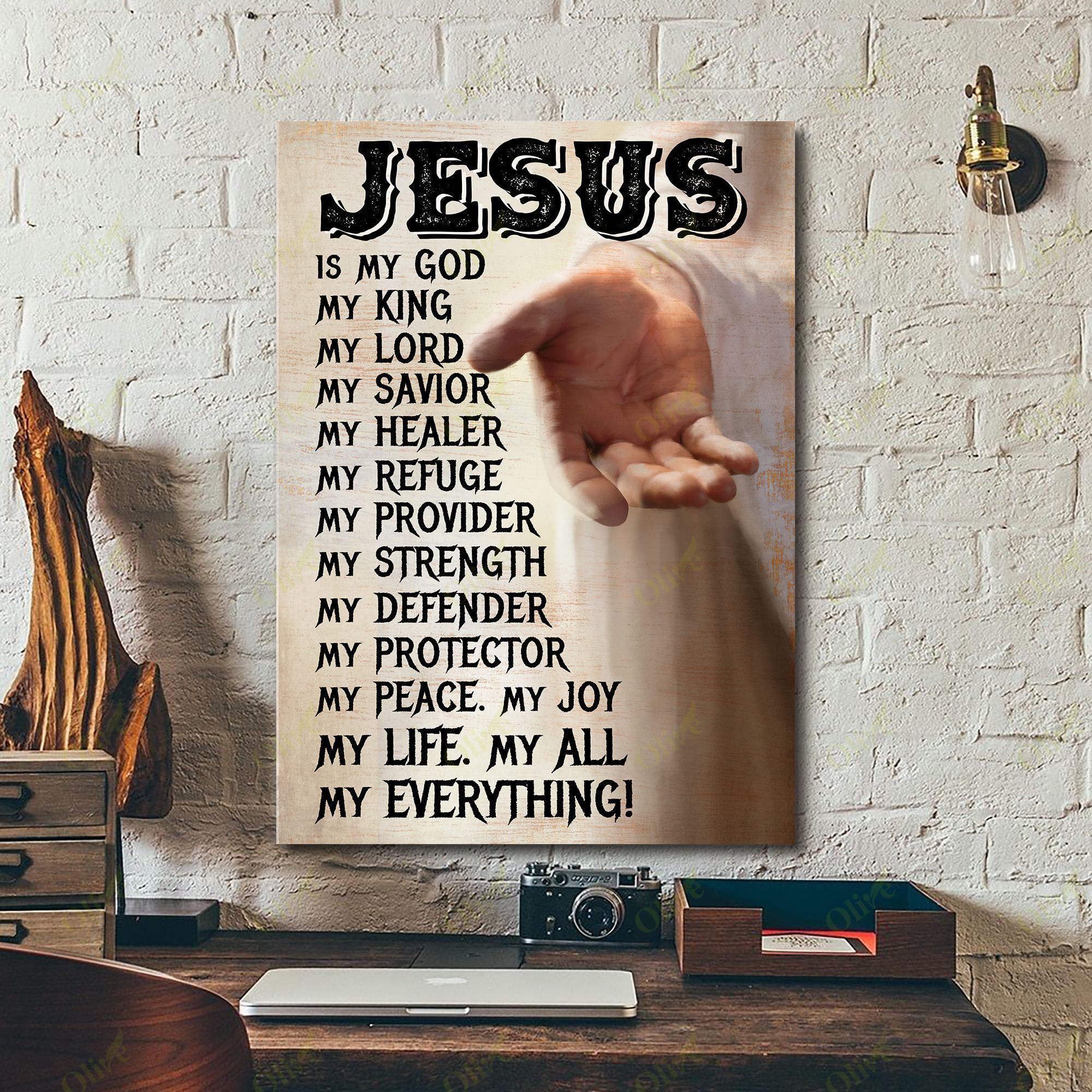 Jesus Is My Everything Canvas