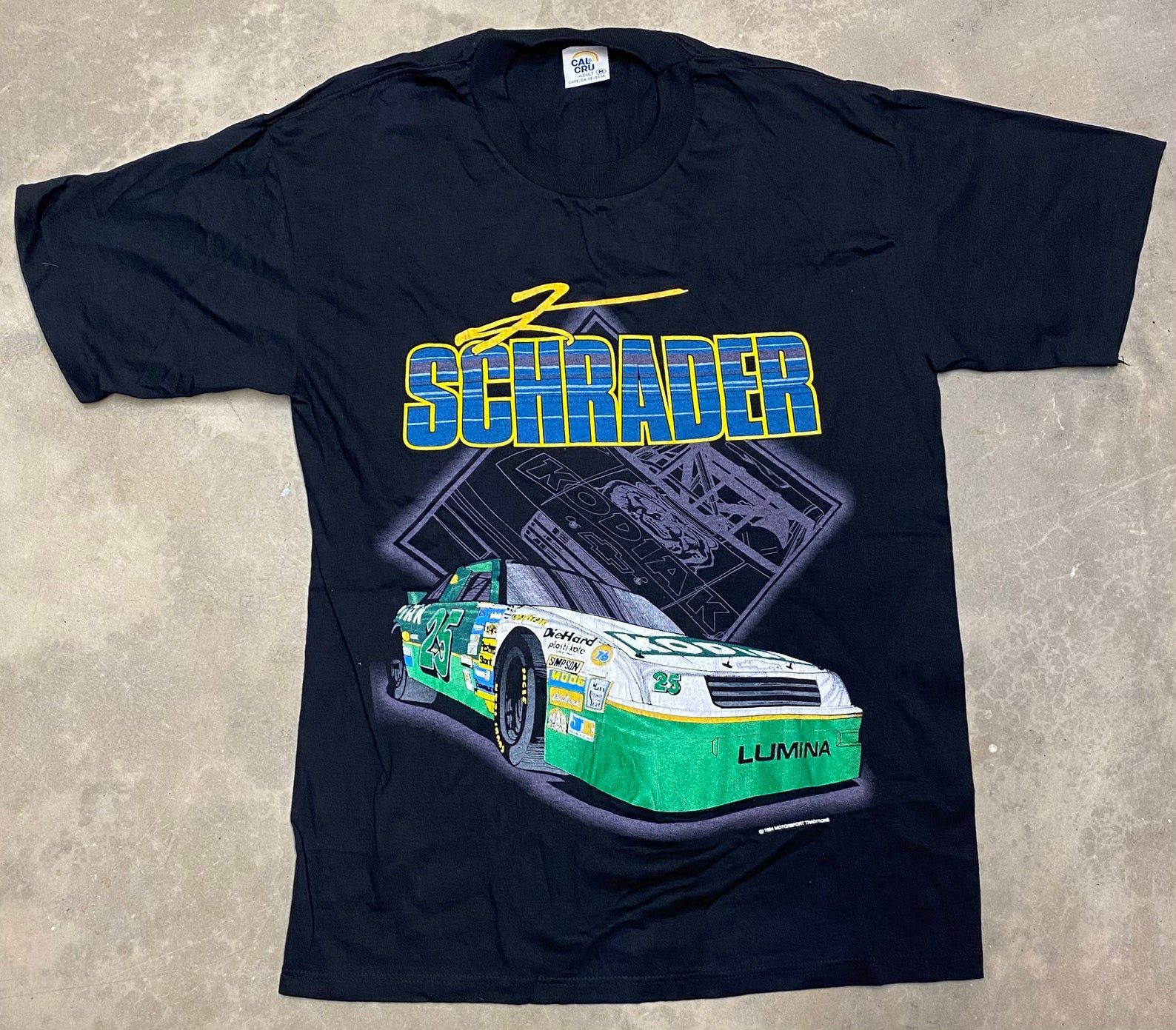 Vintage 1994 Ken Schrader Kodiak Nascar Winston Cup Tee –