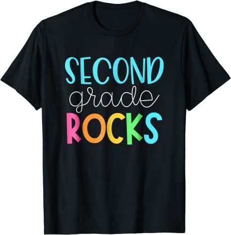 Back To School 2021 - Second Grade Rocks Back To School Shirt For Kids And Teachers x Alwaysky 2024