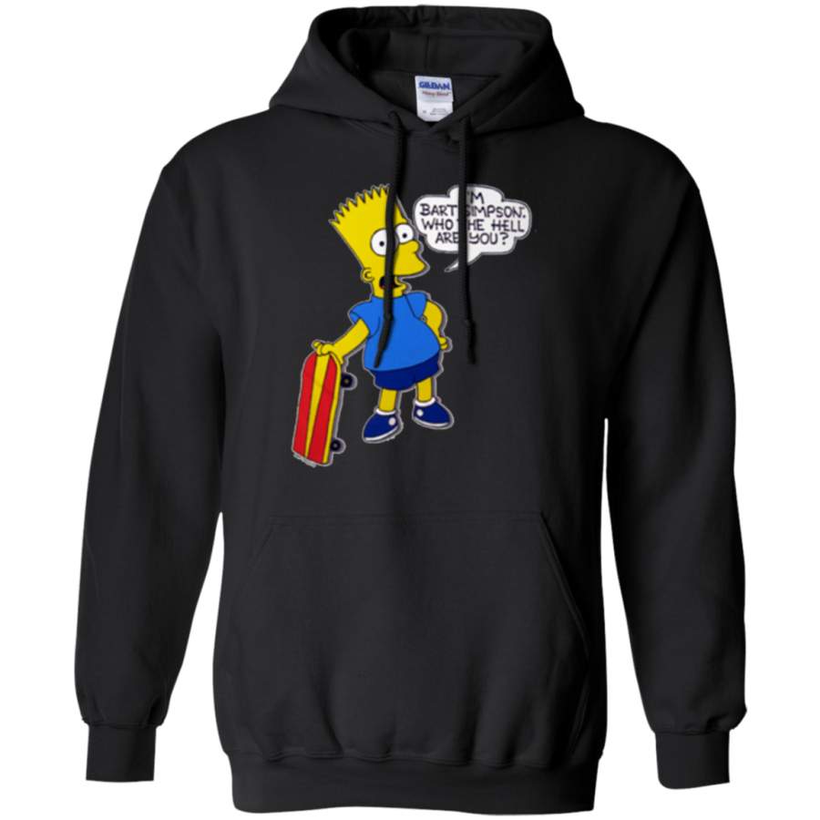 Agr The Simpsons Hi I'M Bart Simpson Hoodie Animood Store