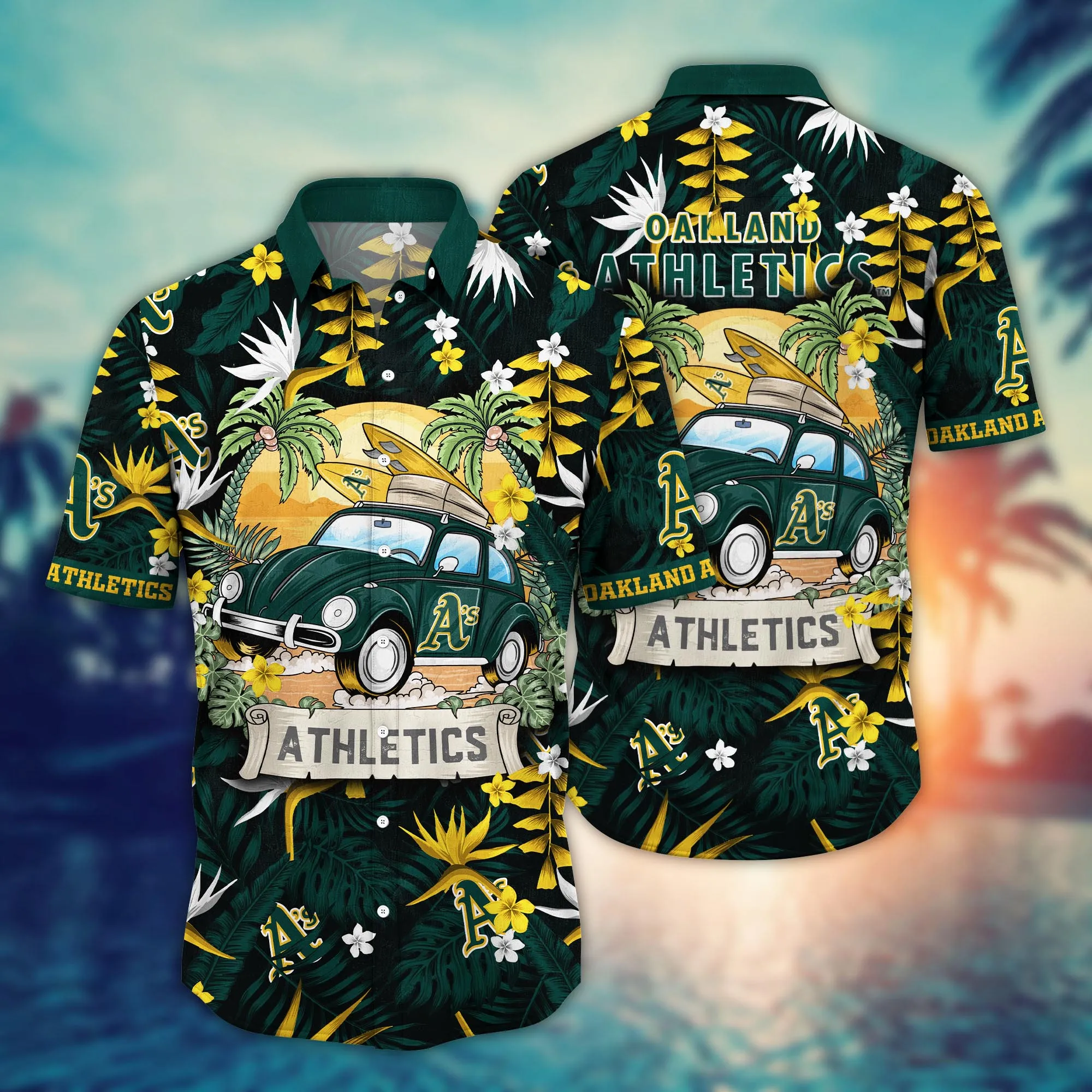 Oakland Athletics Mlb Hawaiian Shirt Daylighttime Aloha Shirt