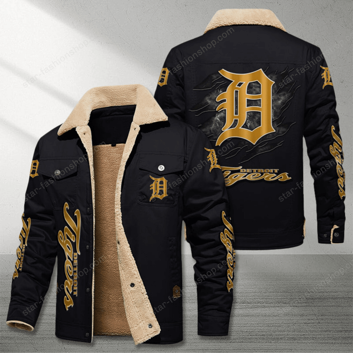 Detroit Tigers Stand Collar Jacket