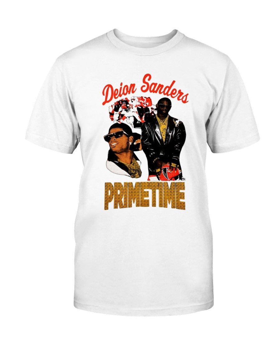 Deion Sanders T Shirt For And Deion Sanders Primetime Vintage Look T Shirt 211001