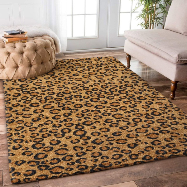 Cheetah Pattern Area Rug