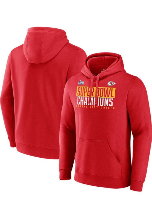 Kansas City Chiefs Super Bowl Champions Red 2D Hoodie