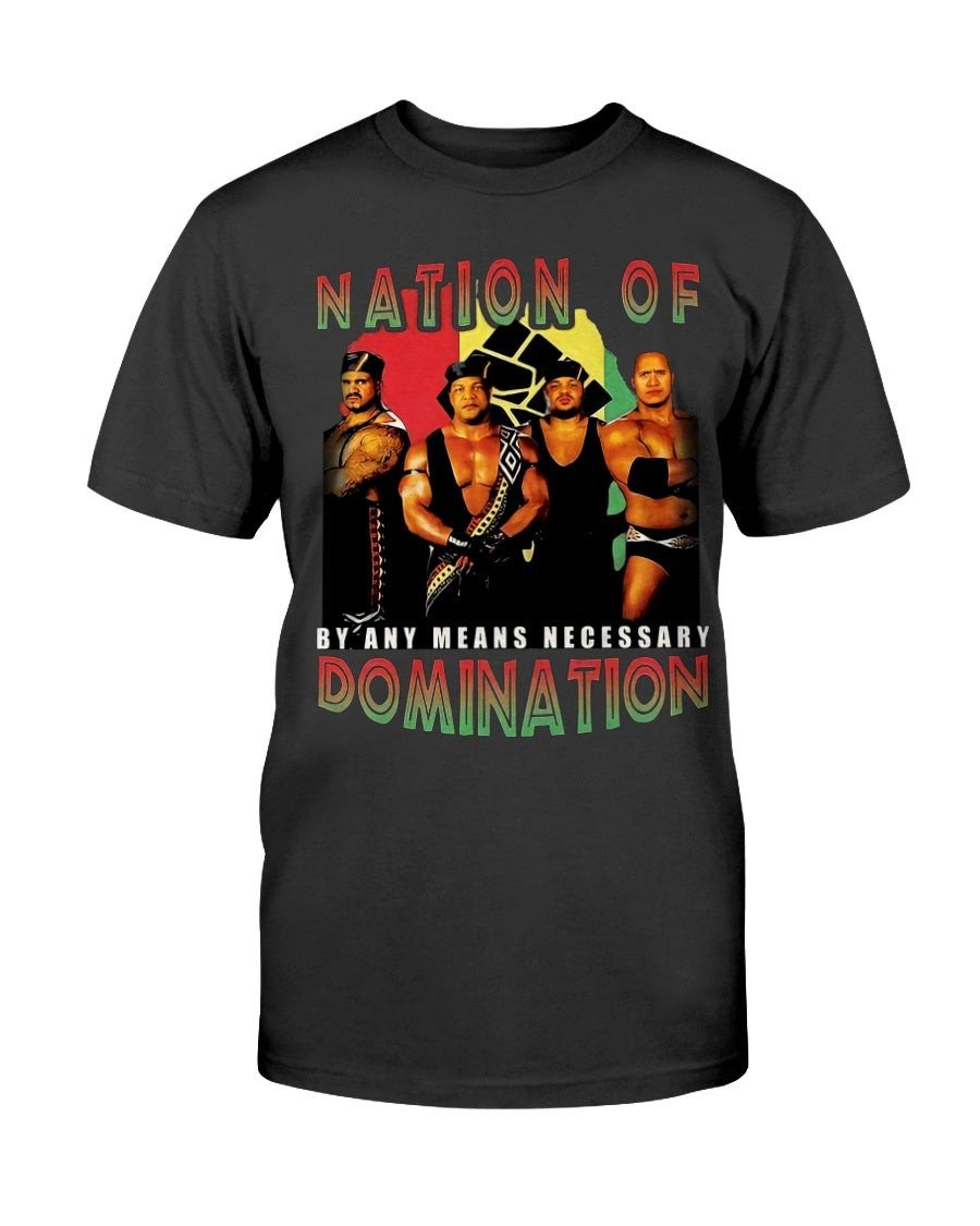 Nation Of Domination Vintage Wrestling T Shirt 071021