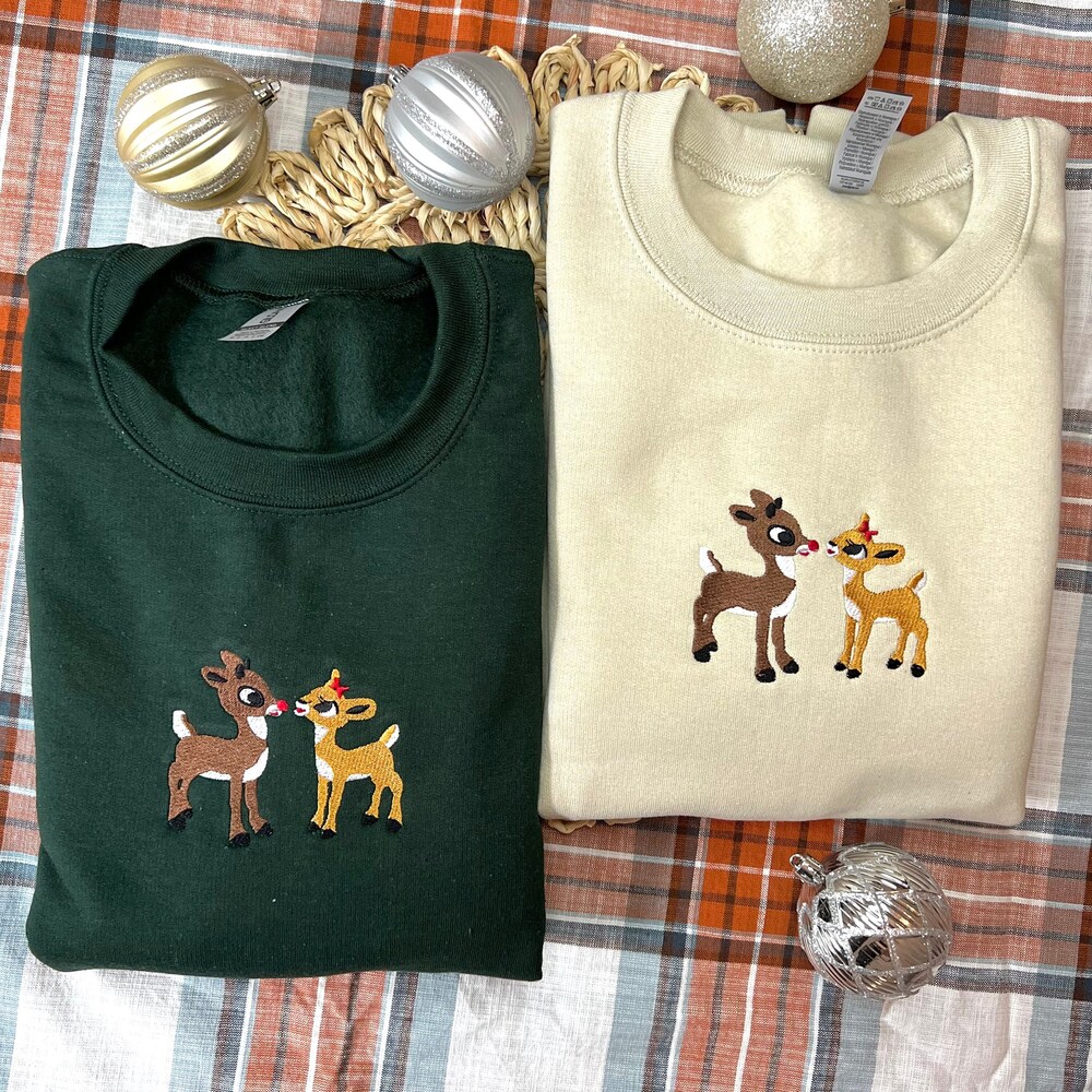 Christmas Sweatshirt, Christmas Embroidered Sweatshirt, Retro Christmas Sweatshirt, Vintage Christmas Sweatshirt, Christmas Pajamas Christmas Gift 2024 Blueshirtfarm