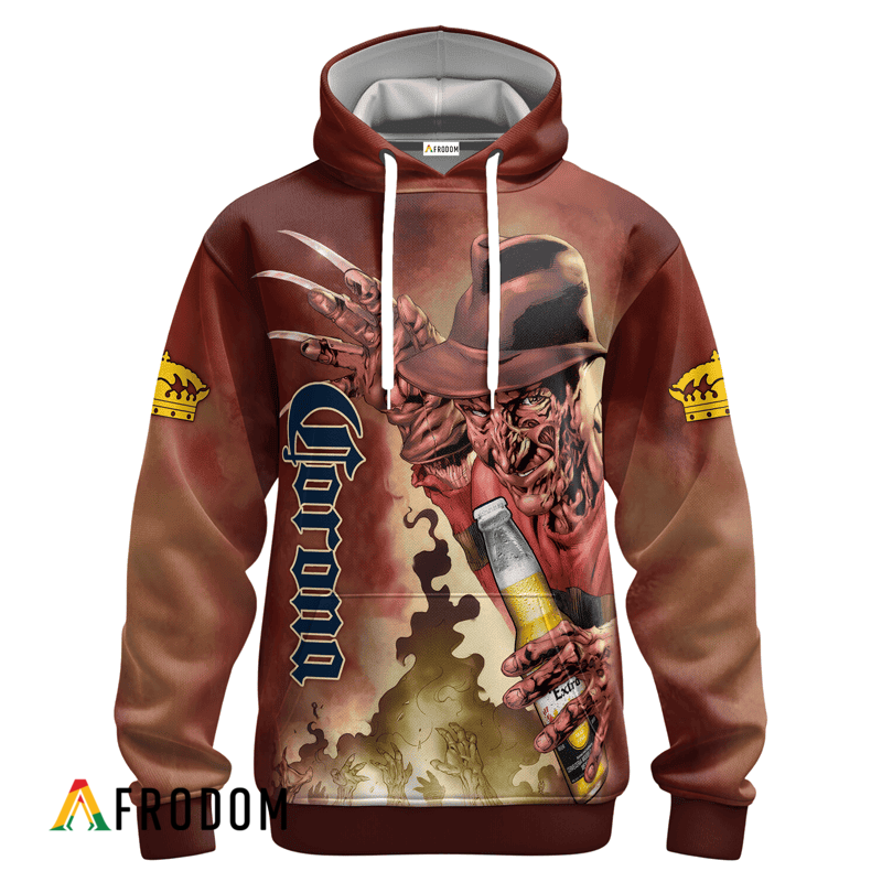 Corona Extra Halloween Freddy Krueger Hoodie & Zip Hoodie