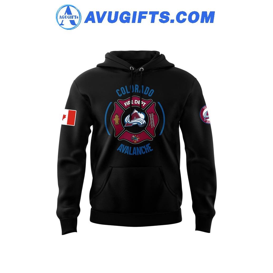 Men Colorado Avalanche X Firefighter Appreciation 2025 For Fans Limited Hoodie – Zip Hoodie 3D Aop Shirt