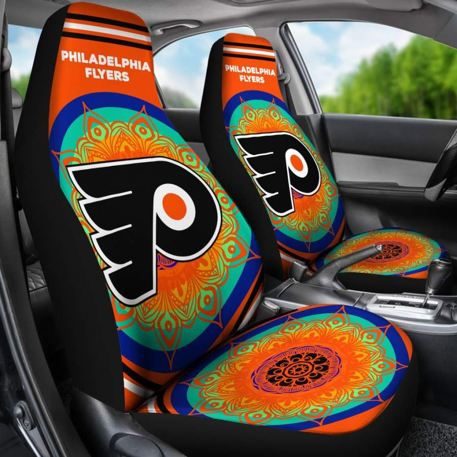 Unique Magical And Vibrant Philadelphia Flyers Car Seat Covers CSC7351