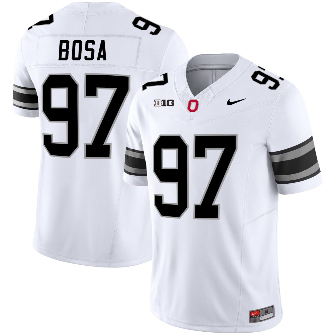 Bosa #97 Ohio State Buckeyes White Jersey – All Stitched