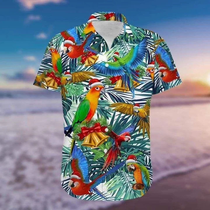 Parrot Christmas So Cute Design Hawaiian Shirt