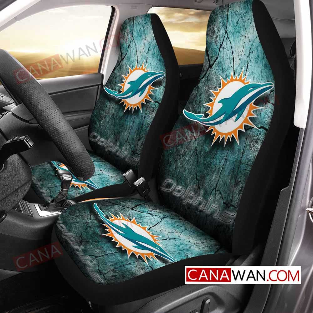 Miami Dolphins Car Seat Cover Set CSC9139