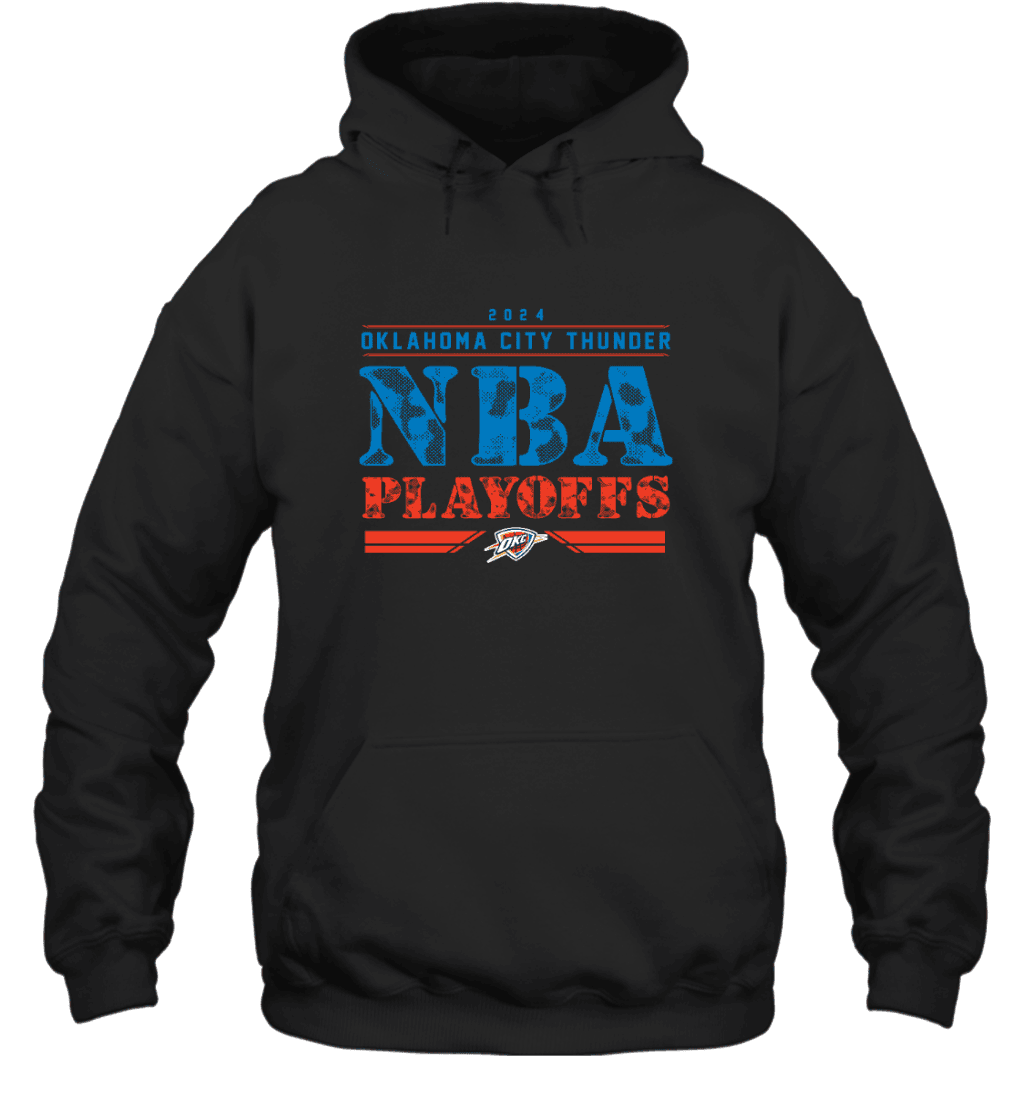 Oklahoma City Thunder NBA Playoffs 2024 Season Print 2D Hoodie