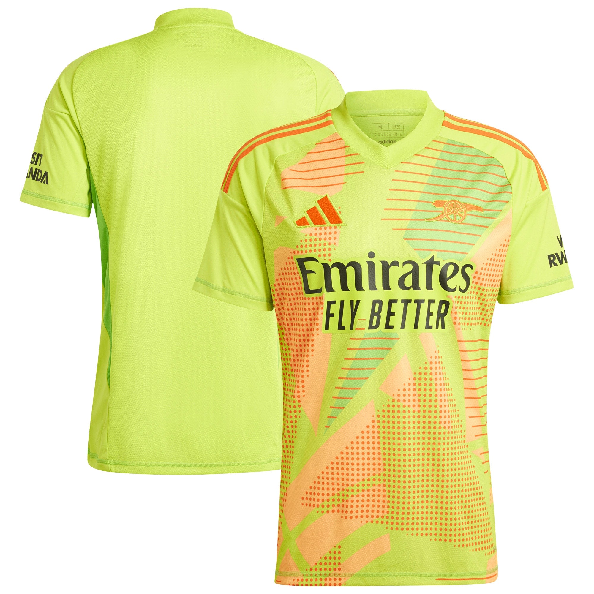 Arsenal Adidas Home Goalkeeper Shirt 2024-25 Custom Jersey – Green