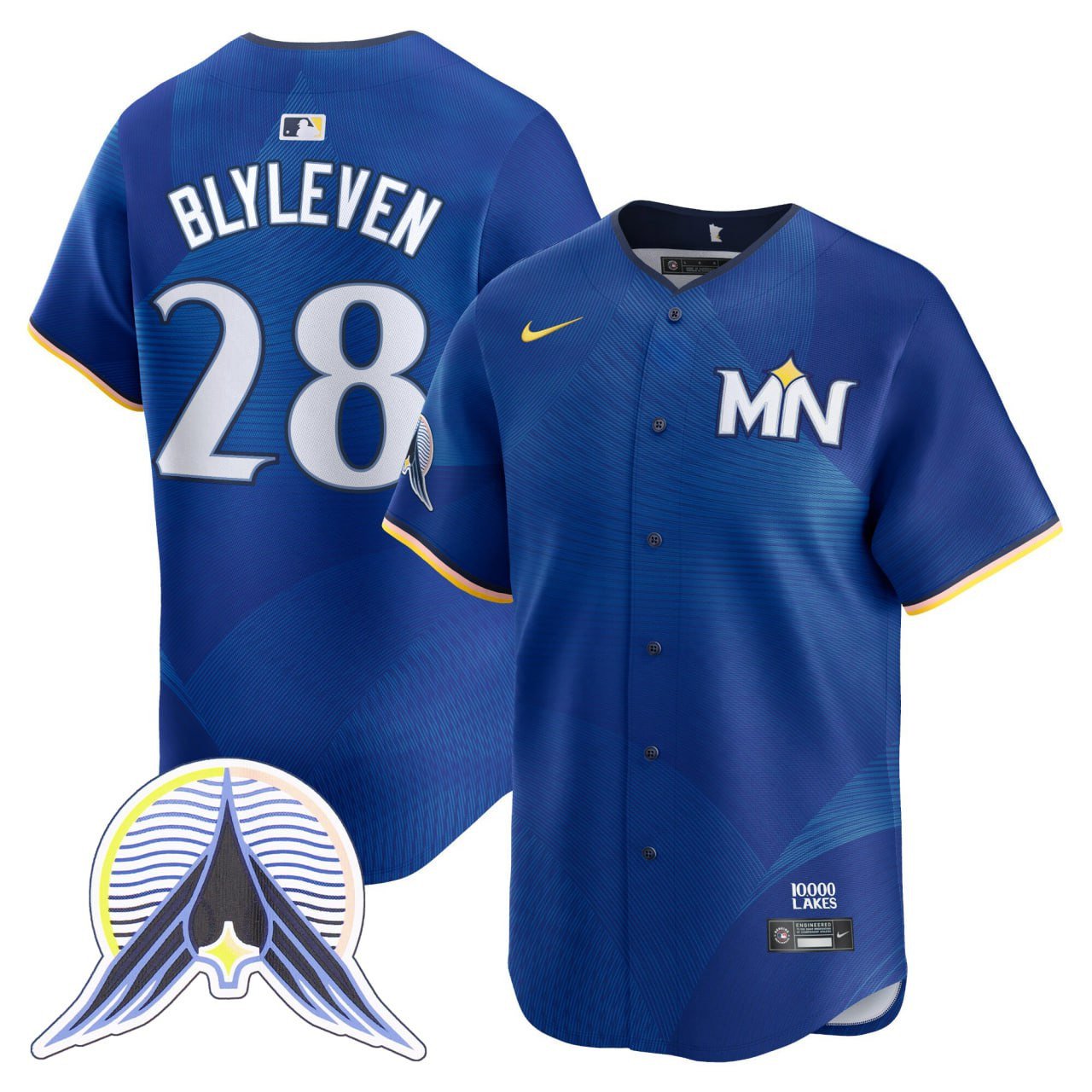 Bert Blyleven Minnesota Twins 2024 City Connect Royal Limited Jersey – All Stitched