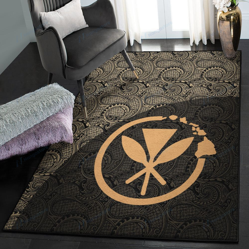 Native Hawaiian Large Hawaii Kanaka Maoli Polynesian Area Rectangle Rugs Carpet Living Room Bedroom