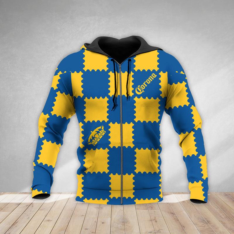 Gorgeous Gingham Corona Extra Beer Hoodie & Zip Hoodie
