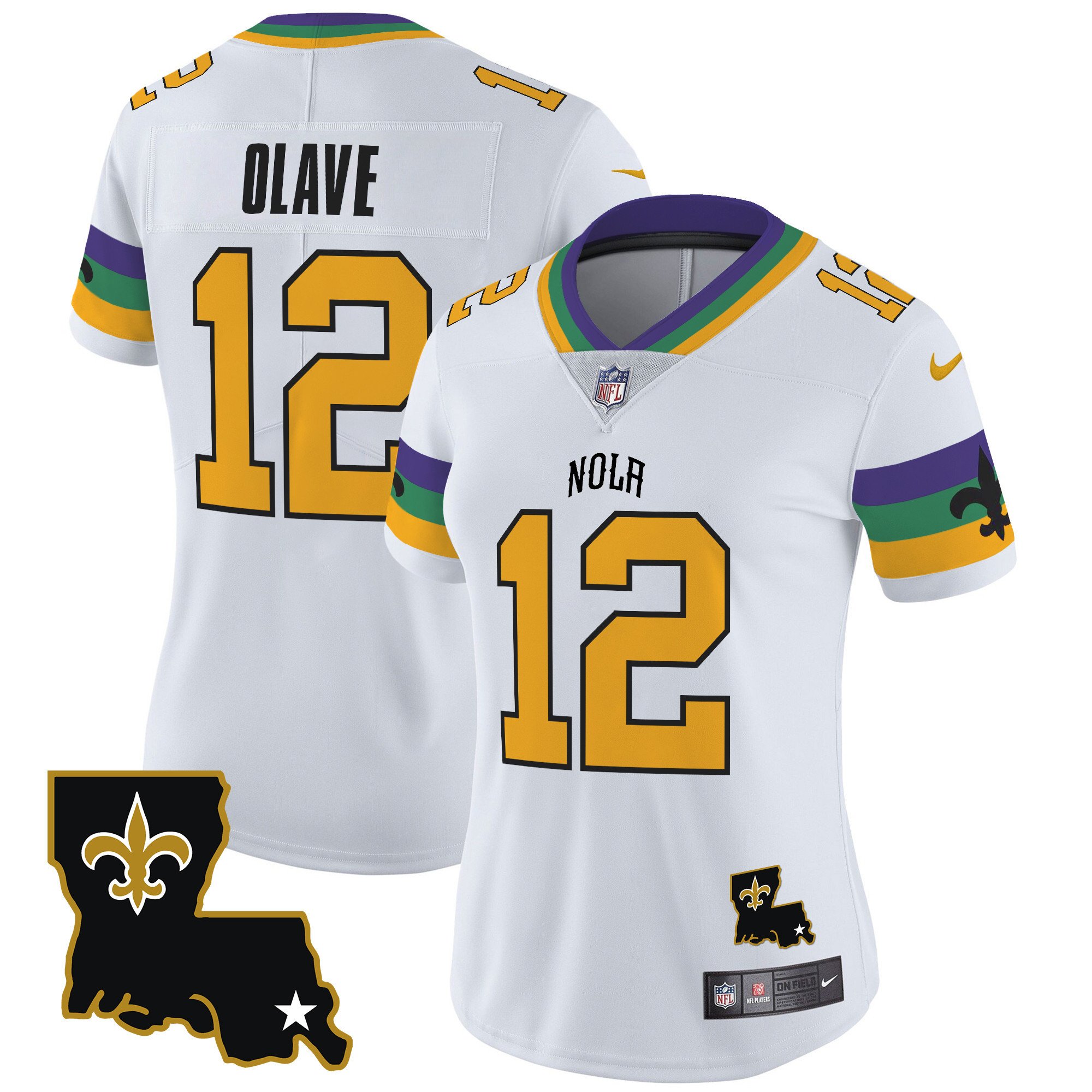 Women’S Saints 2024 New Orleans City Vapor Limited Jersey – All Stitched