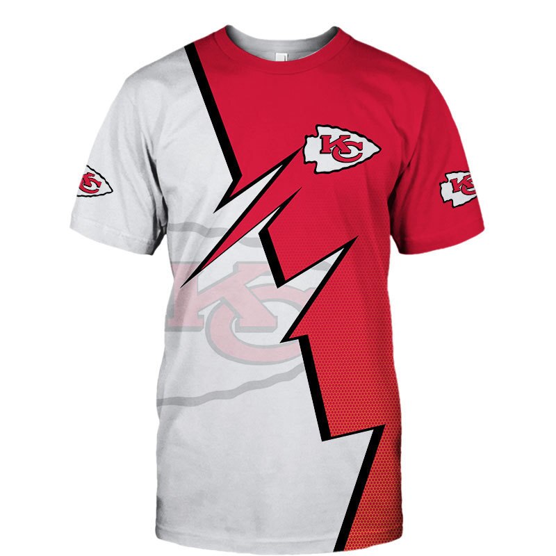 Kansas City Chiefs T-Shirt Zigzag Graphic Summer Gift For Fans