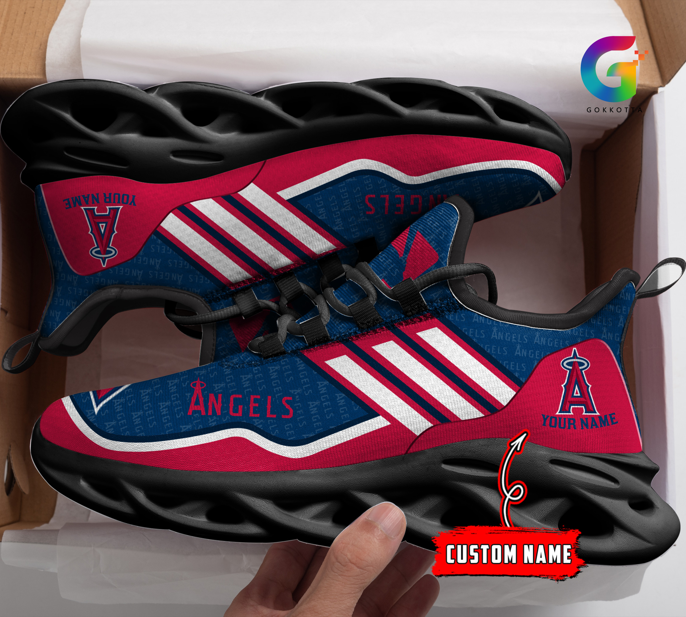 Los Angeles Angels Max Soul Shoes Sneakers For Men And Women Ver 07